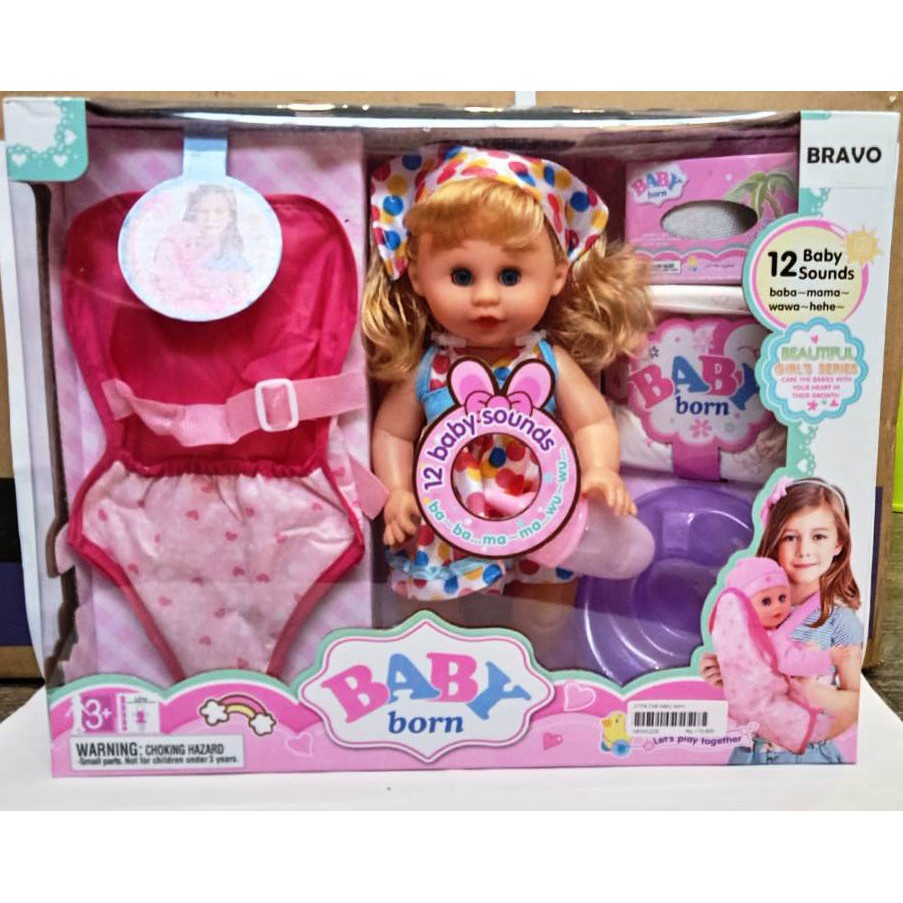 Doll Baby Born / Boneka Bayi / Mainan Anak