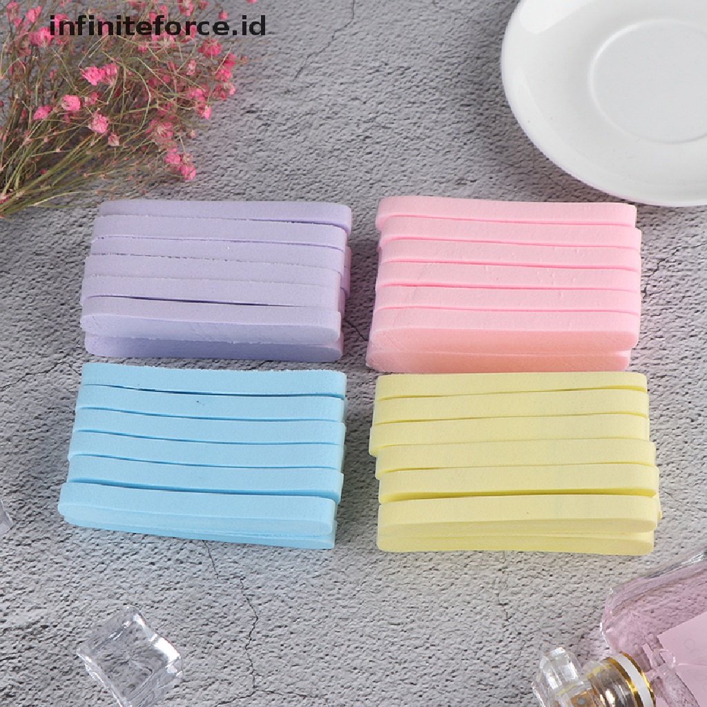 (Infiniteforce.Id) 12pcs / Set Spons Puff Kompresi Pembersih Wajah