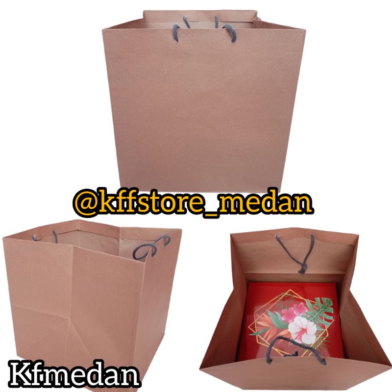 

Paper Bag Cokelat 27×27cm (per pcs)