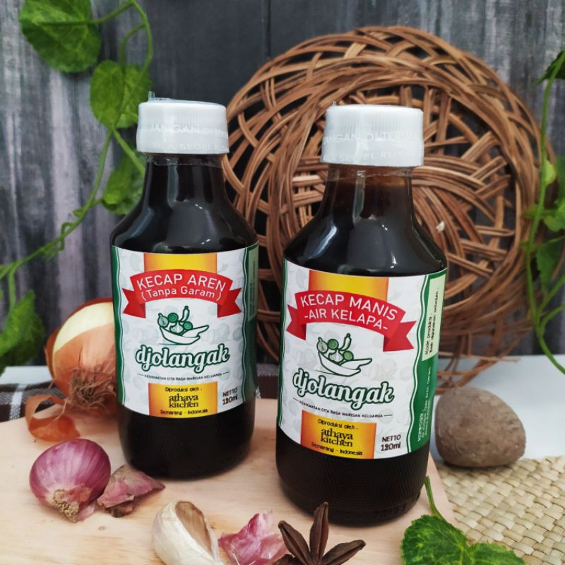 

djolangak-kecap-kecap air kelapa tanpa MSG 100 ml