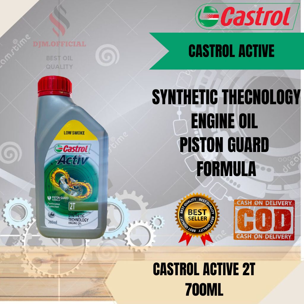 Jual Oli Samping Oil Castrol Active Low Smoke Oli Castrol Tax Oli Samping Original Liter