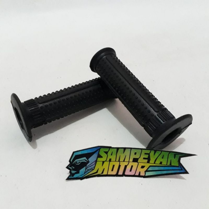 HANDFAT HANDGRIP SLONGSONGAN GAS SEPASANG KAWASAKI NINJA BLACK POLOS