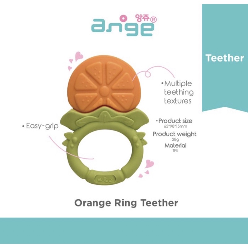 ANGE Fruit Ring Teether - Gigitan Bayi