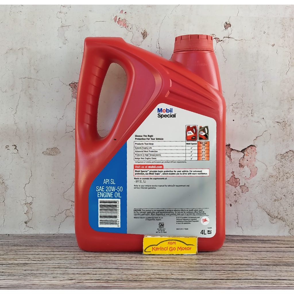 Oli Mobil Special 20W-50 4L Galon - Oli Mobil Special 20W50 4L