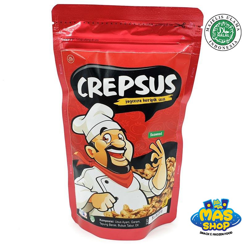 

Kripik Usus Crepsus Snack keripik Usus Ayam Usus Pedas Usus Original Kripik usus viral Crepsus