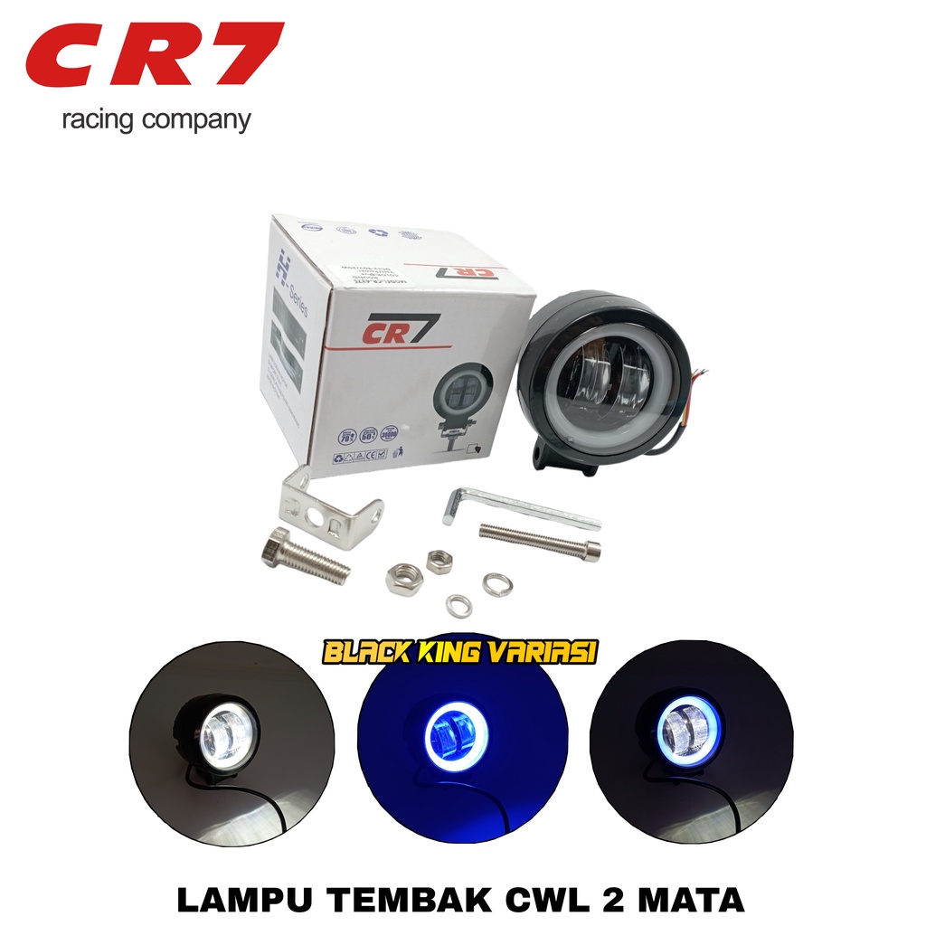 Lampu Tembak Sorot Led CWL 2 Mata Lensa 4D CREE Angle Eyes