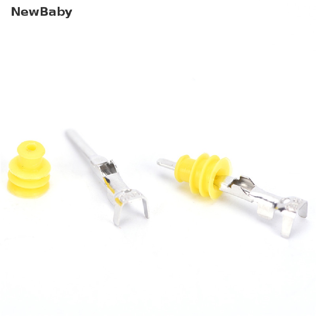 Newbaby 10pcs Konektor Kabel Listrik 2 Pin Anti Air Untuk Mobil