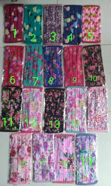 Masker Kain Motif Bunga Shopee Indonesia