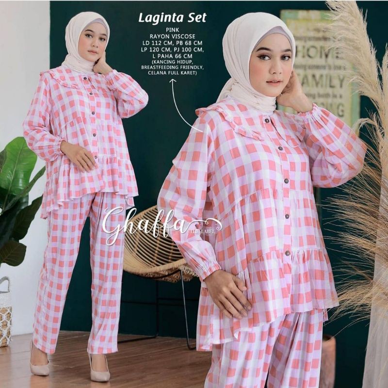 Laginta Set (RAYON VISCOSE) LD ±114cm //JF753