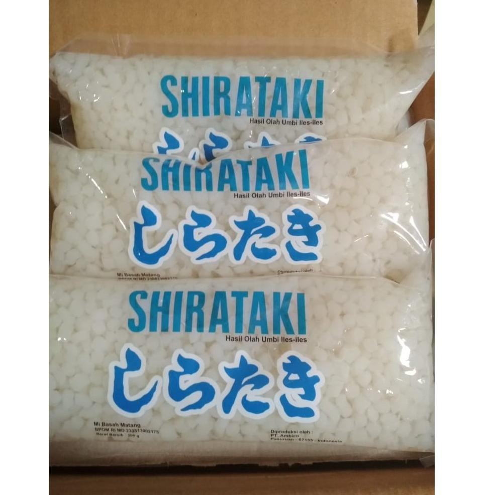 

Reborn Tsubu Shirataki bentuk seperti nasi beras bulat basah