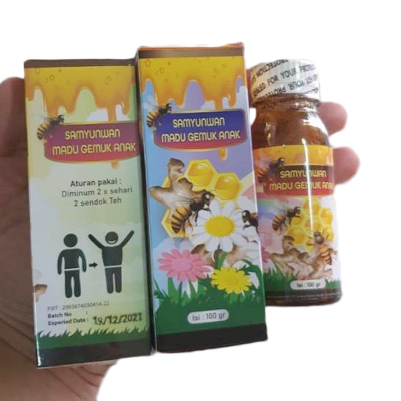 Suplemen Madu Vitamin Obat Penambah Selera Nafsu Makan Penggemuk Berat Badan Samyun Wan Samyunwan