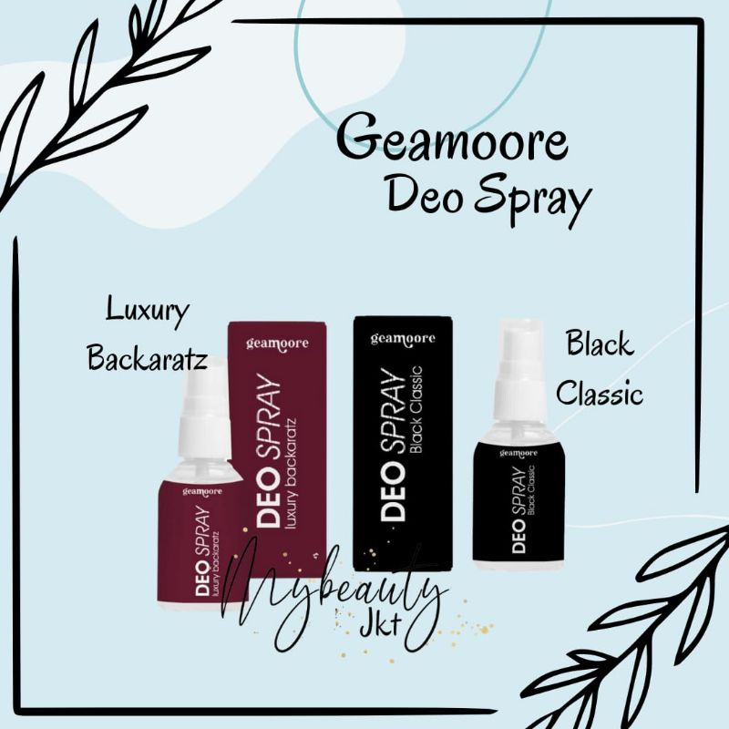 GEAMOORE BODY SPRAY PENGANTI DEODORANT