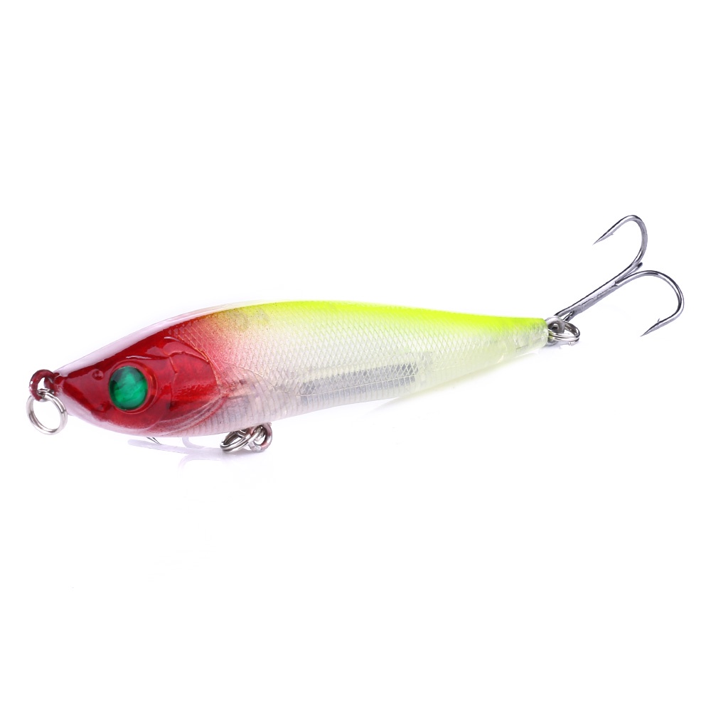 Hengjia 8PCS / Set Umpan Pancing Ikan Minnow Imitasi 85mm / 13.6g
