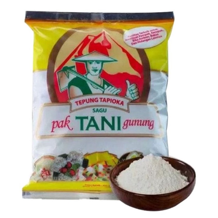 

Tepung Tapioka Cap Pak Tani Gunung 500 gram