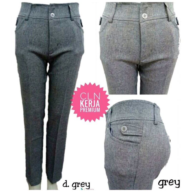 Office Pants - Work Pants (Celana Kerja Wanita Slim Fit / Celana Formal Wanita / Celana Kantor M L XL XXL XXXL)