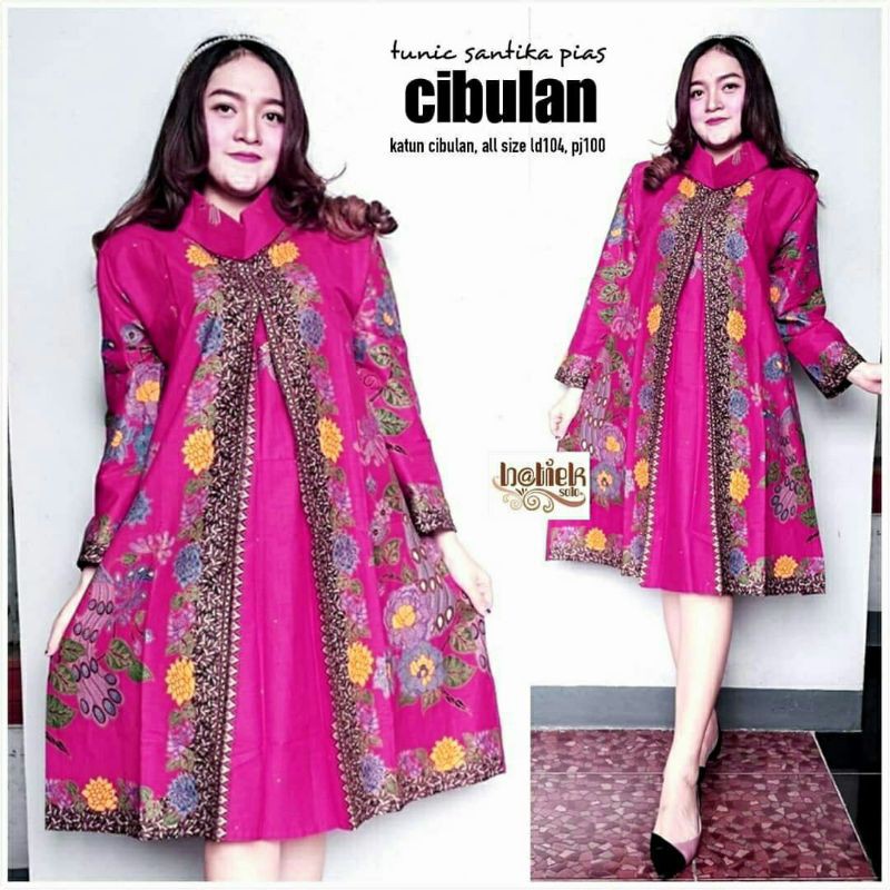 TUNIK BATIK ANTI LUNTUR ASLI PEKALONGAN