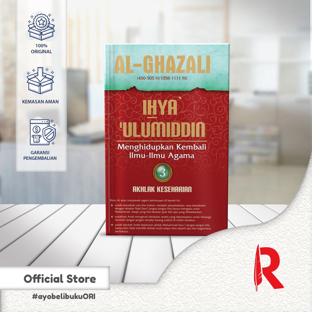 Jual Buku Agama Islam Ihya Ulumiddin 3 Akhlak Republika Penerbit