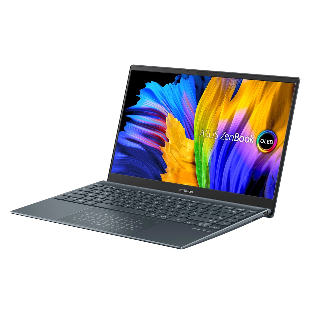 ASUS ZENBOOK UM325UA-OLED711 (R7-5700U/16G/1T/Layar 13.3&quot; OLED FHD/NumberPad/W10+OHS)