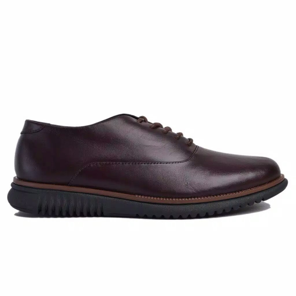 LONDON 2.0 BROWN - Sepatu Pantofel Pria Kulit Asli Formal Kasual Kerja Kuliah Oxford - Pantopel Pria