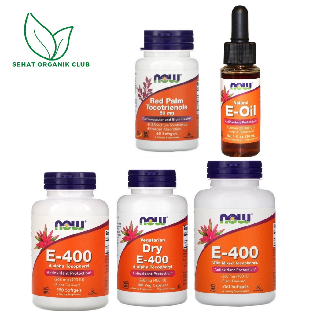 Now Foods Vitamin E 400 E-400 d-alpha Tocopheryl 268 mg 250 Softgels ; Vitamin E 400 E-400 268 mg 25