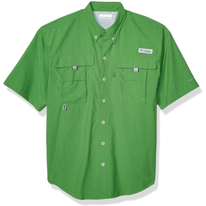 COLUMBIA PFG BAHAMA II OMNI-SHADE VENTED SHORT SLEEVE FISHING SHIRT ORIGINAL TERMURAH