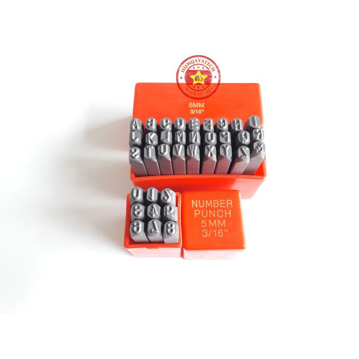 

(TERLARIS) Paket Alat Ketok Huruf dan Angka 5mm Toyoda