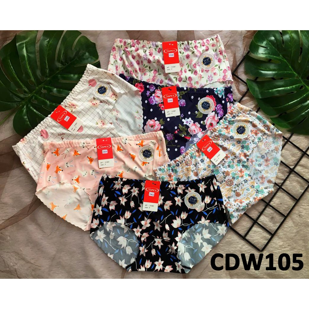 Celana Dalam Sorex Wanita Joyful Cd Seamless Free Size Bermotif Lucu Tanpa Jahitan ART 31081