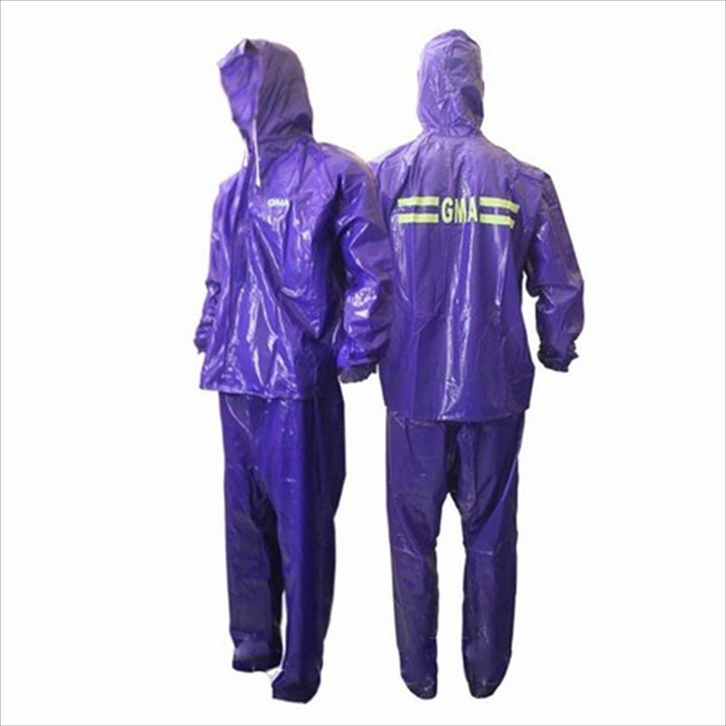 GMA Raincoat Stelan Karet PVC Baru - Jas Hujan GMA