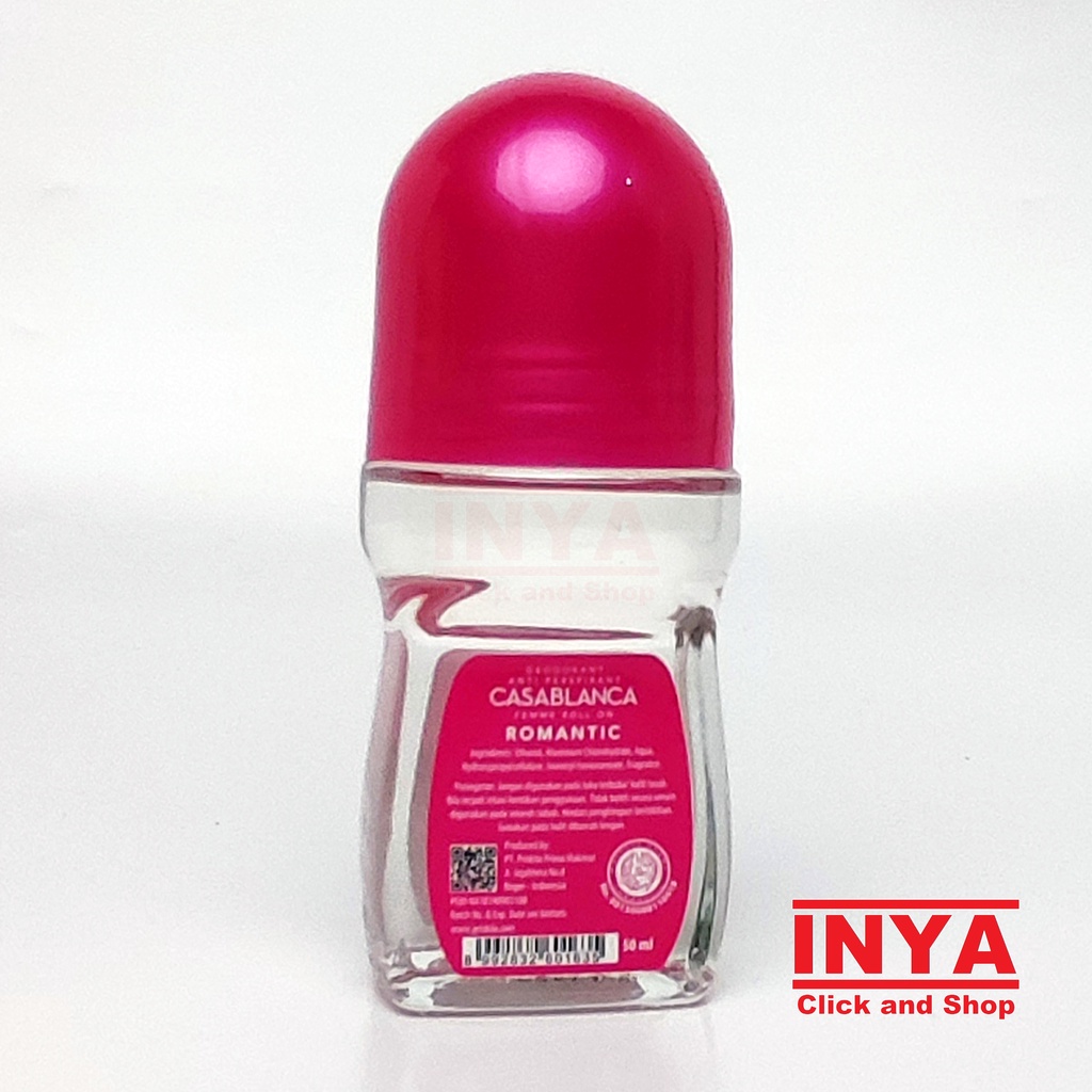 CASABLANCA ROMANTIC FEMME DEODORANT ROLL ON PINK 50ml