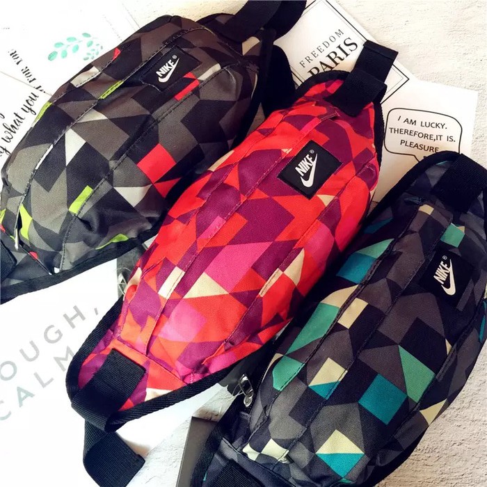 Kualitas Mantap Tas Cowok Wanita Punggung Selempang Sekolah Kerja Pria Gaul P1K1 tas selempang NIKE