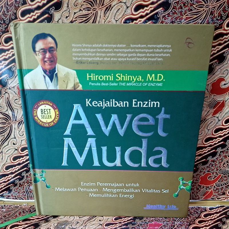 Buku Original Keajaiban Enzim Awet Muda By Hiromi Shinya M D Shopee Indonesia