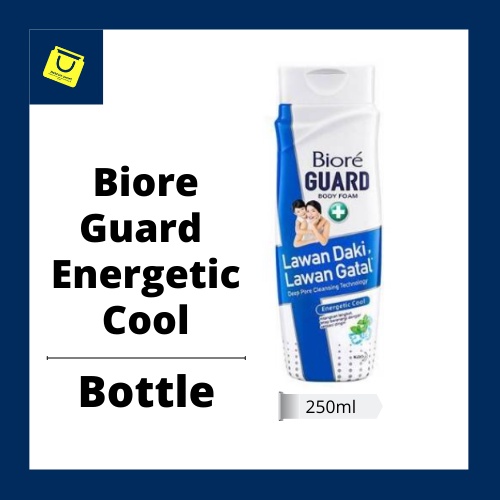 Biore Body Foam Guard Energetic Cool Refill 100ml 250ml / Sabun Cair / Sabun Biore / Kao
