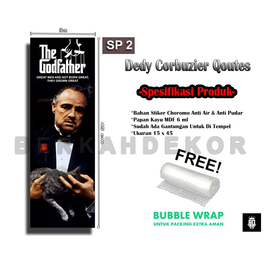 PODCAST SMART PEOPLE 2 Qoutes Deddy Corbuzier / Hiasan Dinding / Dekorasi Dinding / Pajangan Rumah