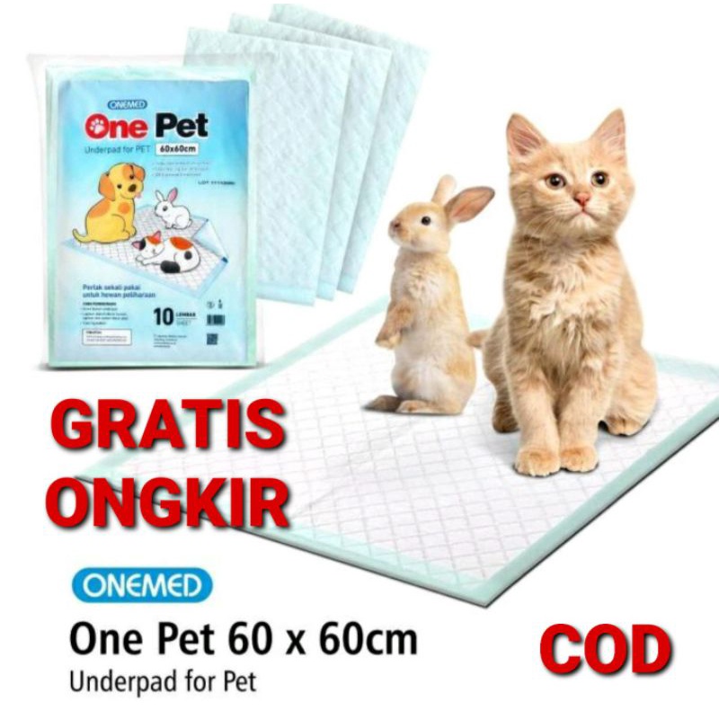 ONEPAD ALAS PIPIS KUCING ANJING HEWAN 60 x 60 CM