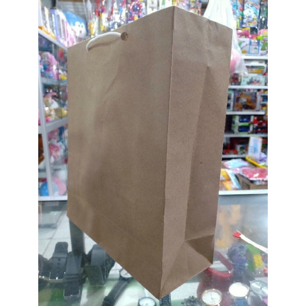 

paper bag coklat / paperbag polos S 1pak isi 12