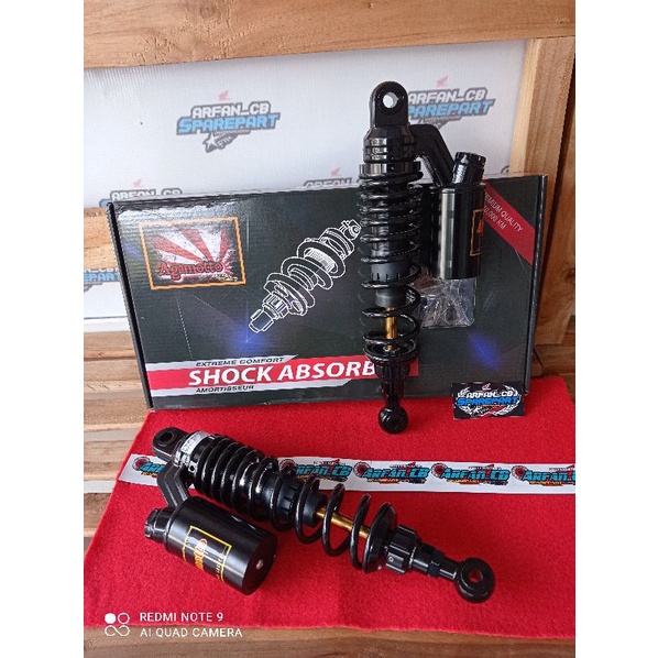 Shock Tabung AGAMOTO Black series as gold 320 Copy KTC