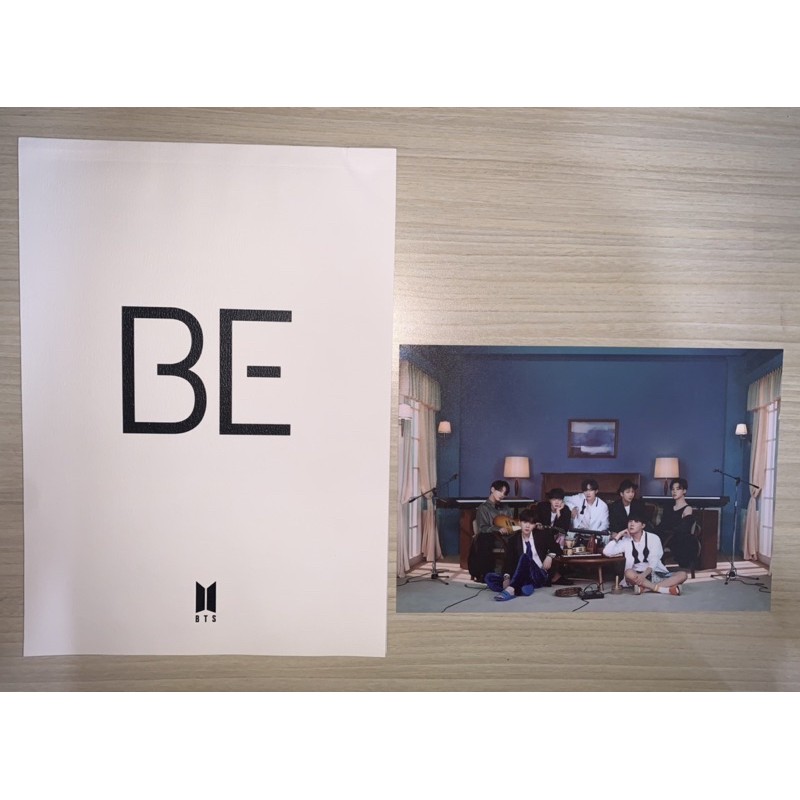 WEVERSE GIFT BENEFIT BE DELUXE ALBUM BTS (Lyric note+postcard)