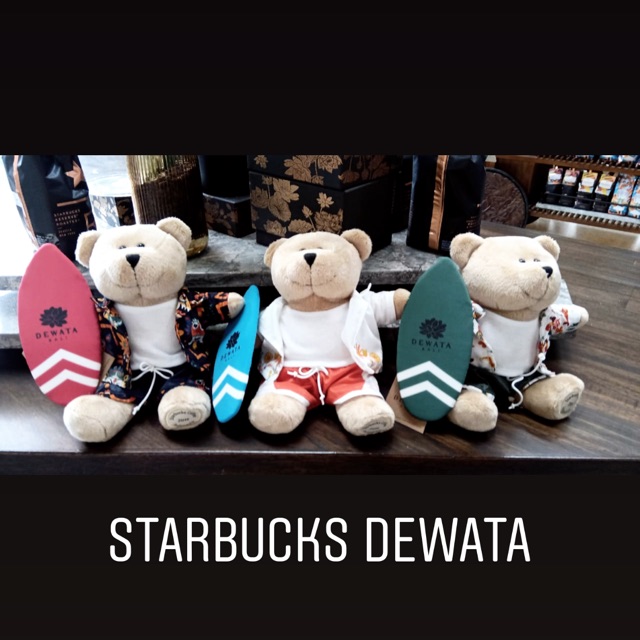 Starbucks Bearista Reserve Bali Dewata Surfing