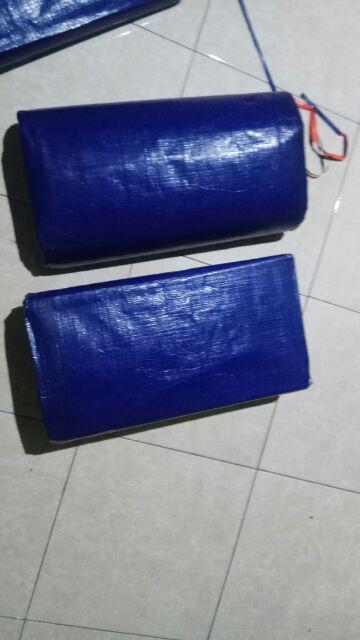 Kolam Terpal Kotak 2mx50cmx50cm Type A12 Packing Bullbe Warp