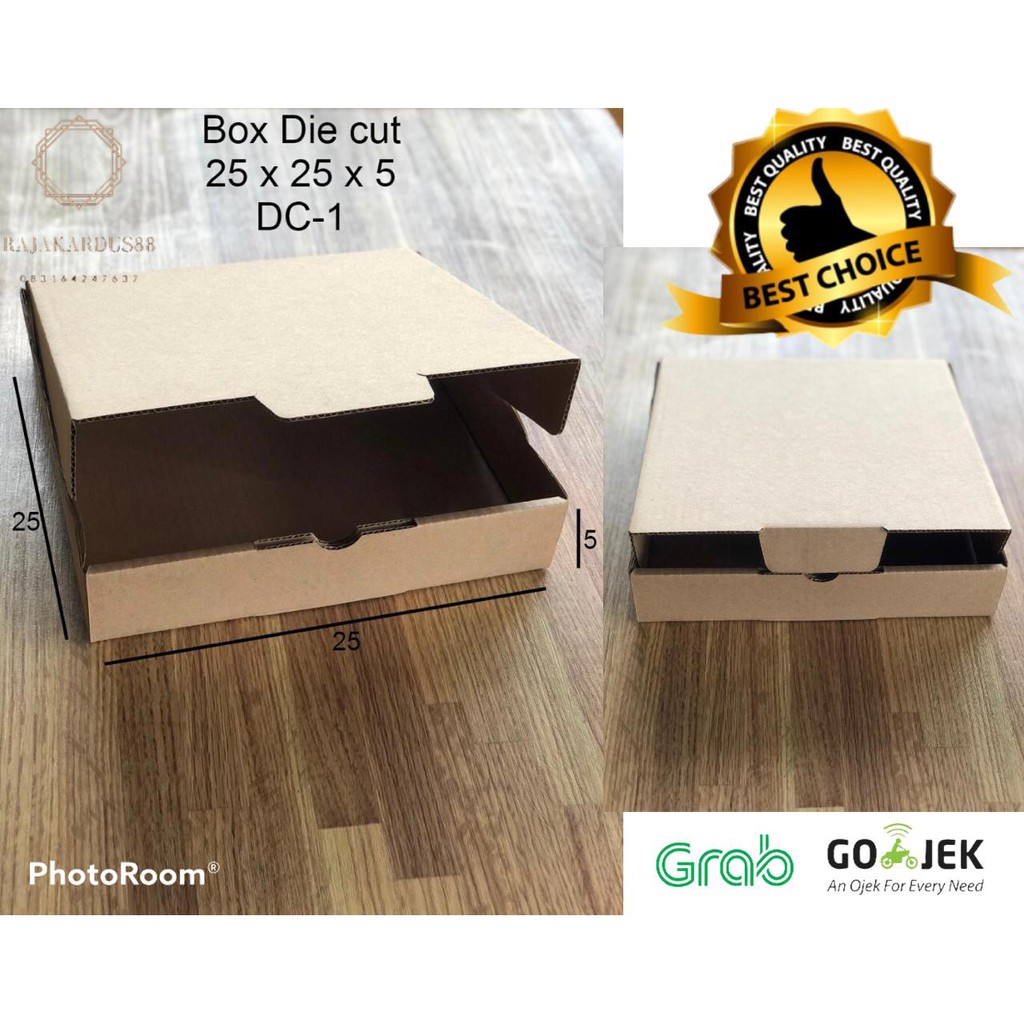 

KARDUS DIE CUT/KARDUS PIZZA POLOS UK 25X25X5 CM