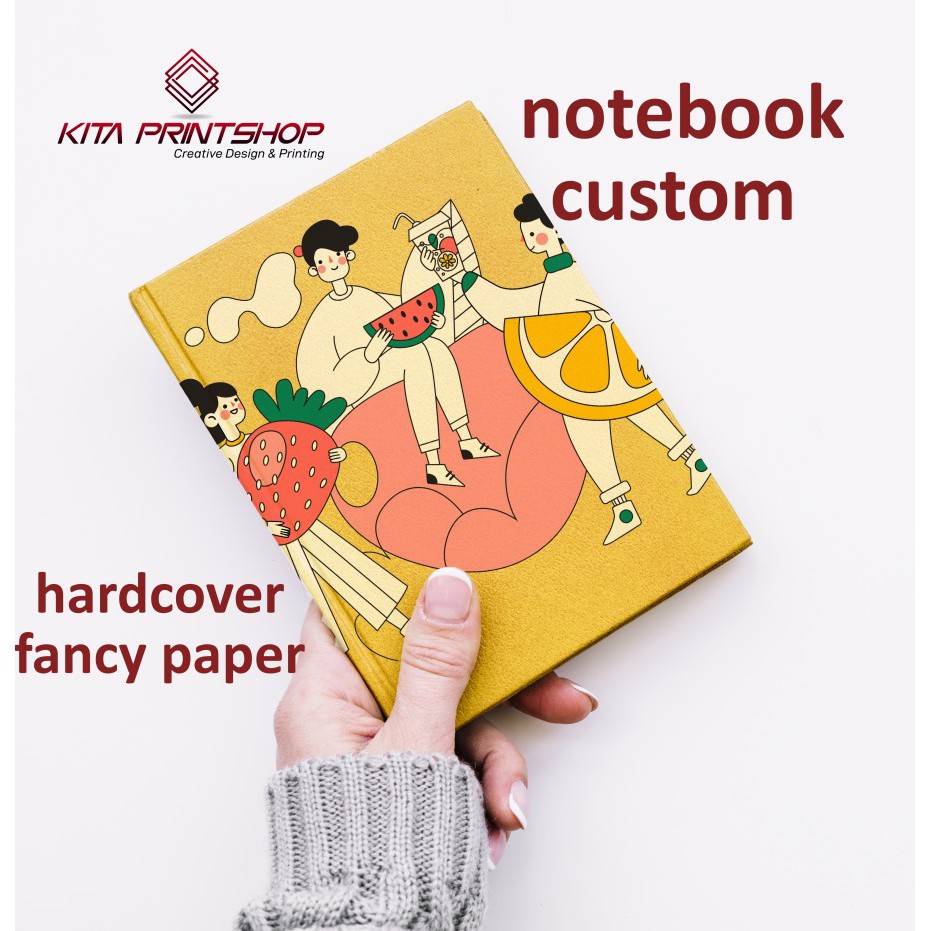 

Buku custom, buku promosi, notebook, buku merchandise