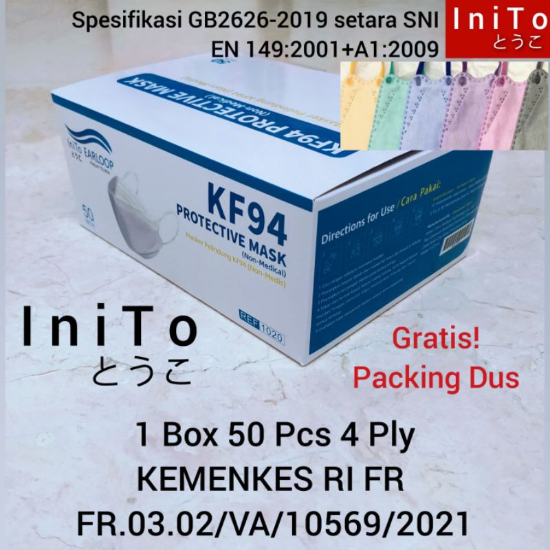 Masker KF94 Korea Masker KF 94 4Ply Masker Disposable Masker KF94 KF 94