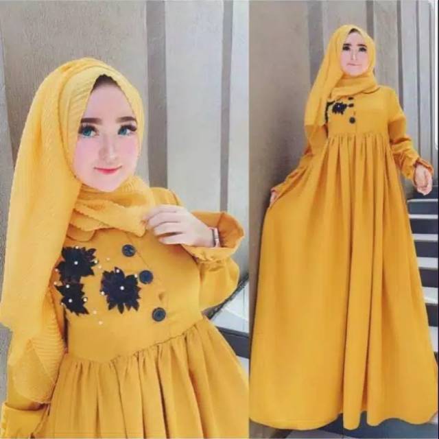 Melisa dress baju gamis pakaisn wsnita fashion muslim