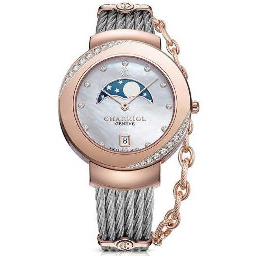 Charriol St-Tropez Women Moonphase Ladies ST35PD1.560.010