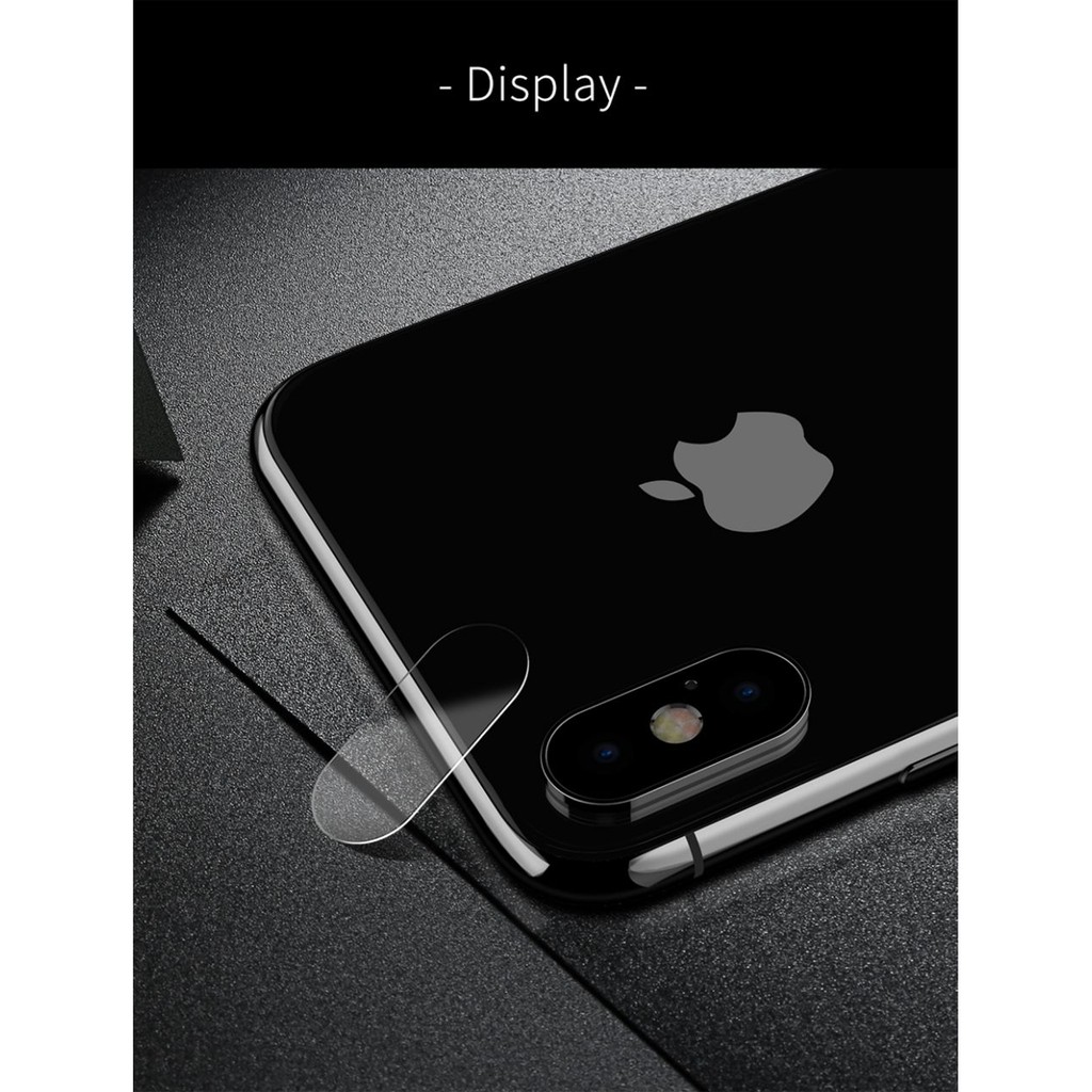 Tempered Glass Kamera Iphone X McDodo Camera Lens Glass Film  (2 Pcs)