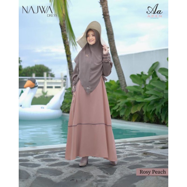 Sale Stok Najwa Gamis set by Aden Hijab