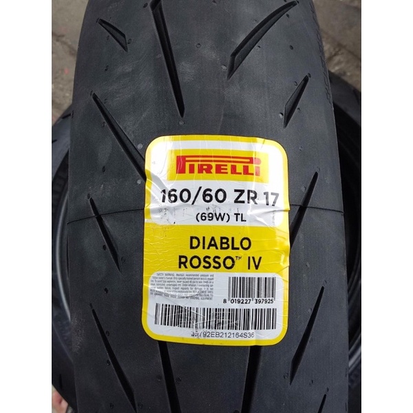 ban motor pirelli diablo rosso 4 160 60 17