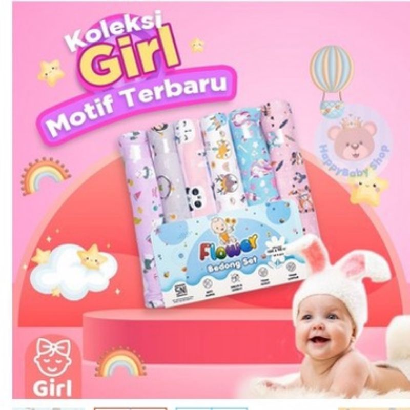 1PC BEDONG Print kaos Flower 100x90 Boys dan Girl Series