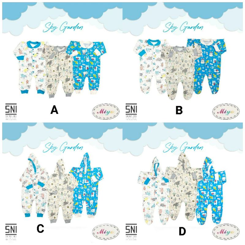 MIYO BABY Jumper Panjang / Sleepsuit Newborn
