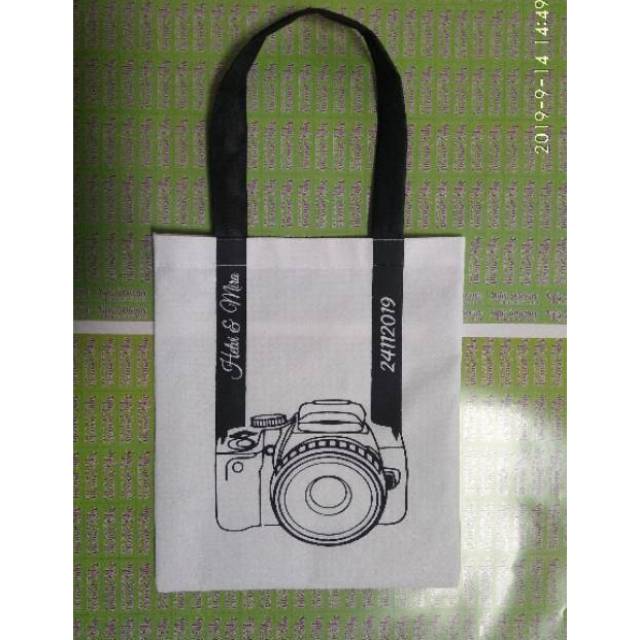 

2025 Tas souvenir wedding 70 gsm mix tali +sablon +packing